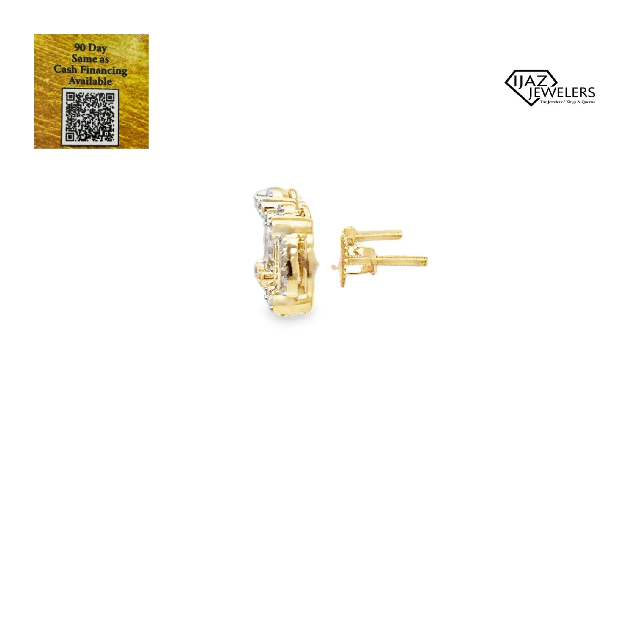 10K Gold 0.25 CTW Diamond Earrings