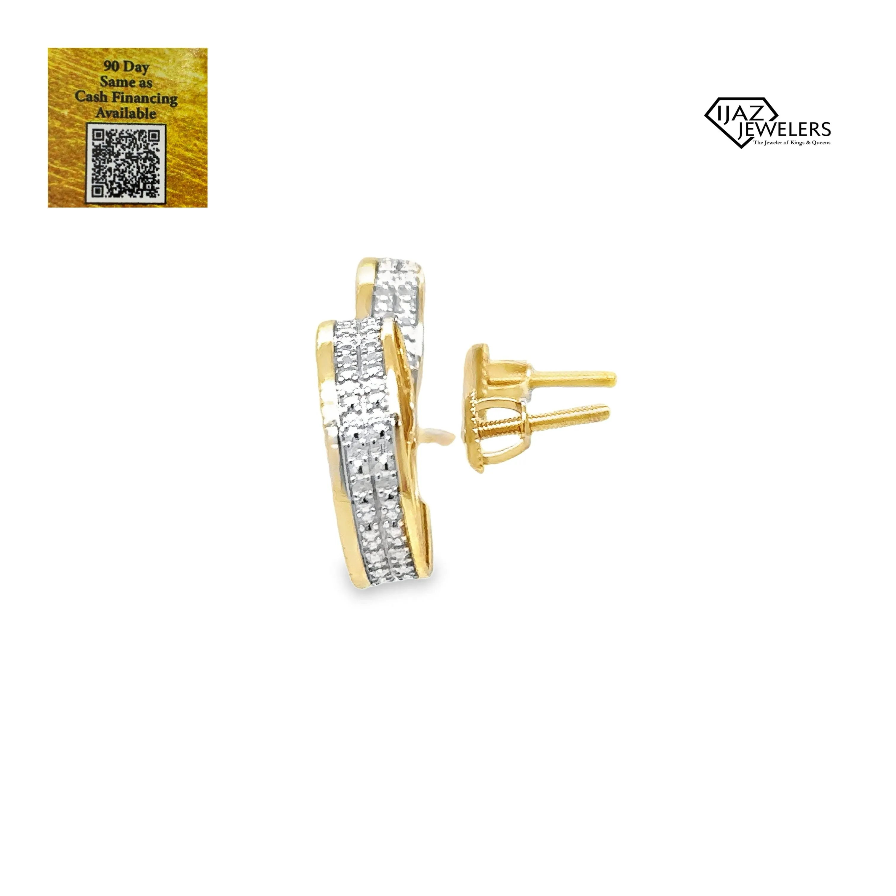 10K Gold 0.60 CTW Diamond Earrings