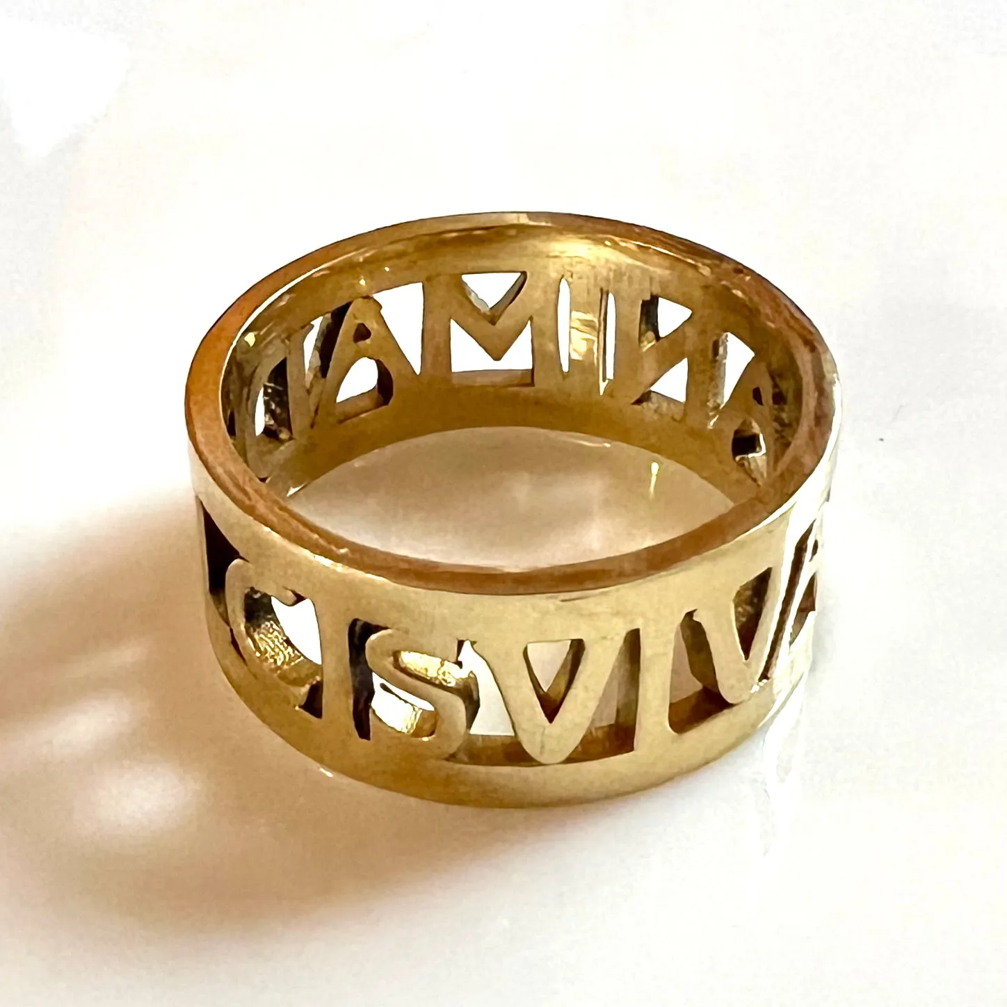 Anima Roman Ring - Brass