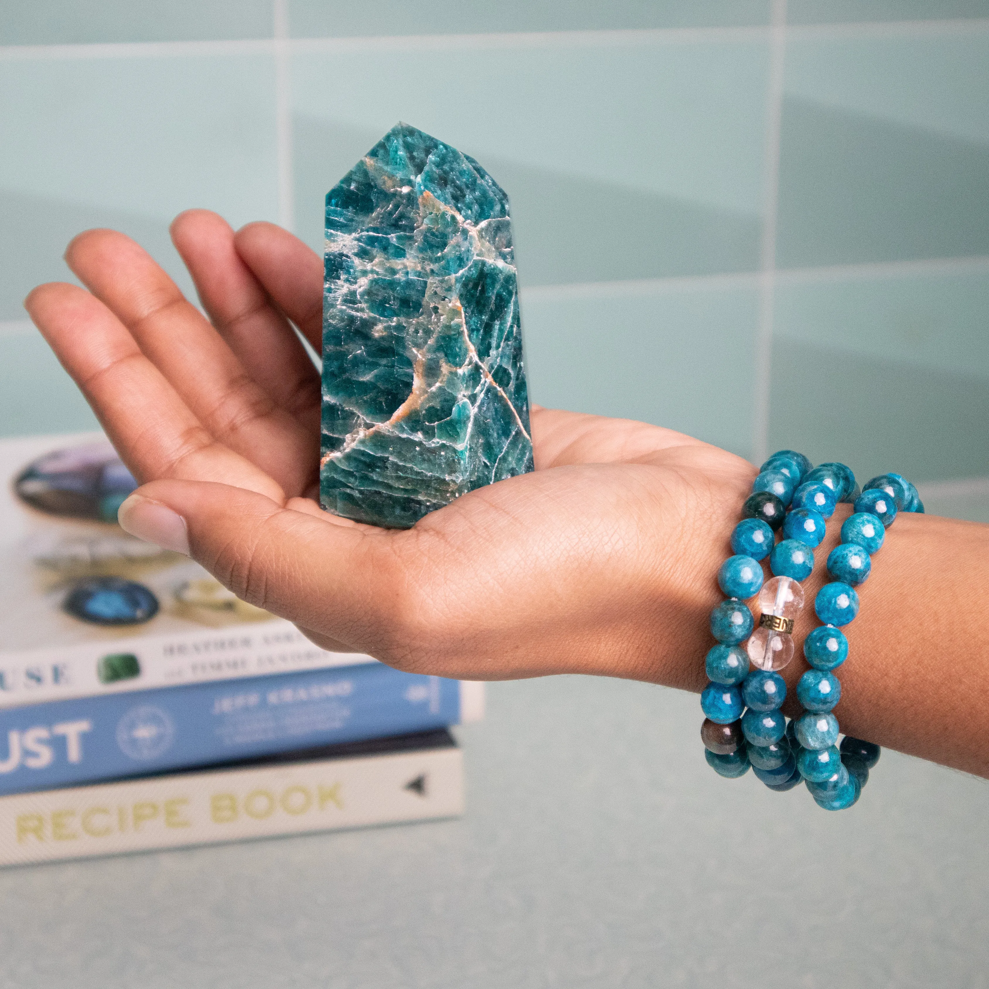 Blue Apatite Bracelet