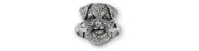 Border Terrier Jewelry Sterling Silver Handmade Border Terrier Ring  BDT-R