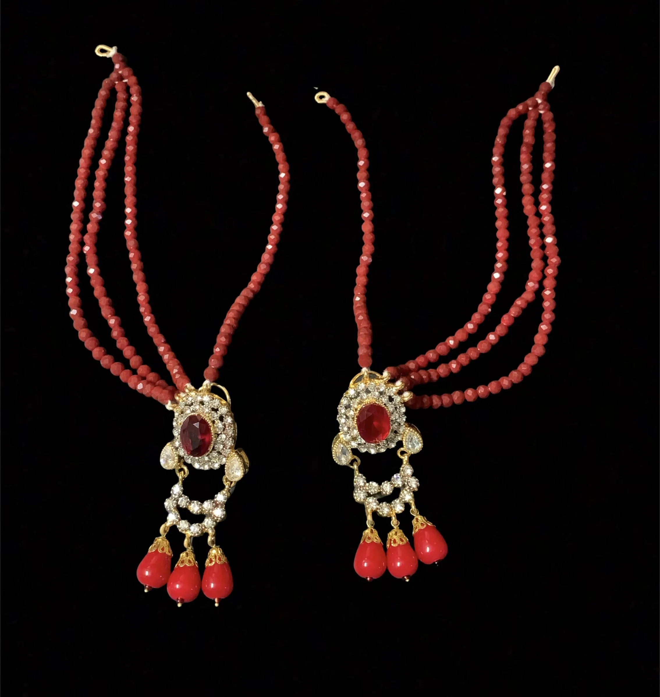 BR39 Mehak red bridal set ( READY TO SHIP)