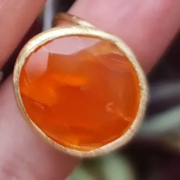 Carnelian Stone Rings