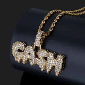 CASH Iced Out Pendant