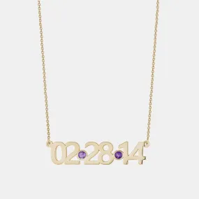 Custom Date Necklace