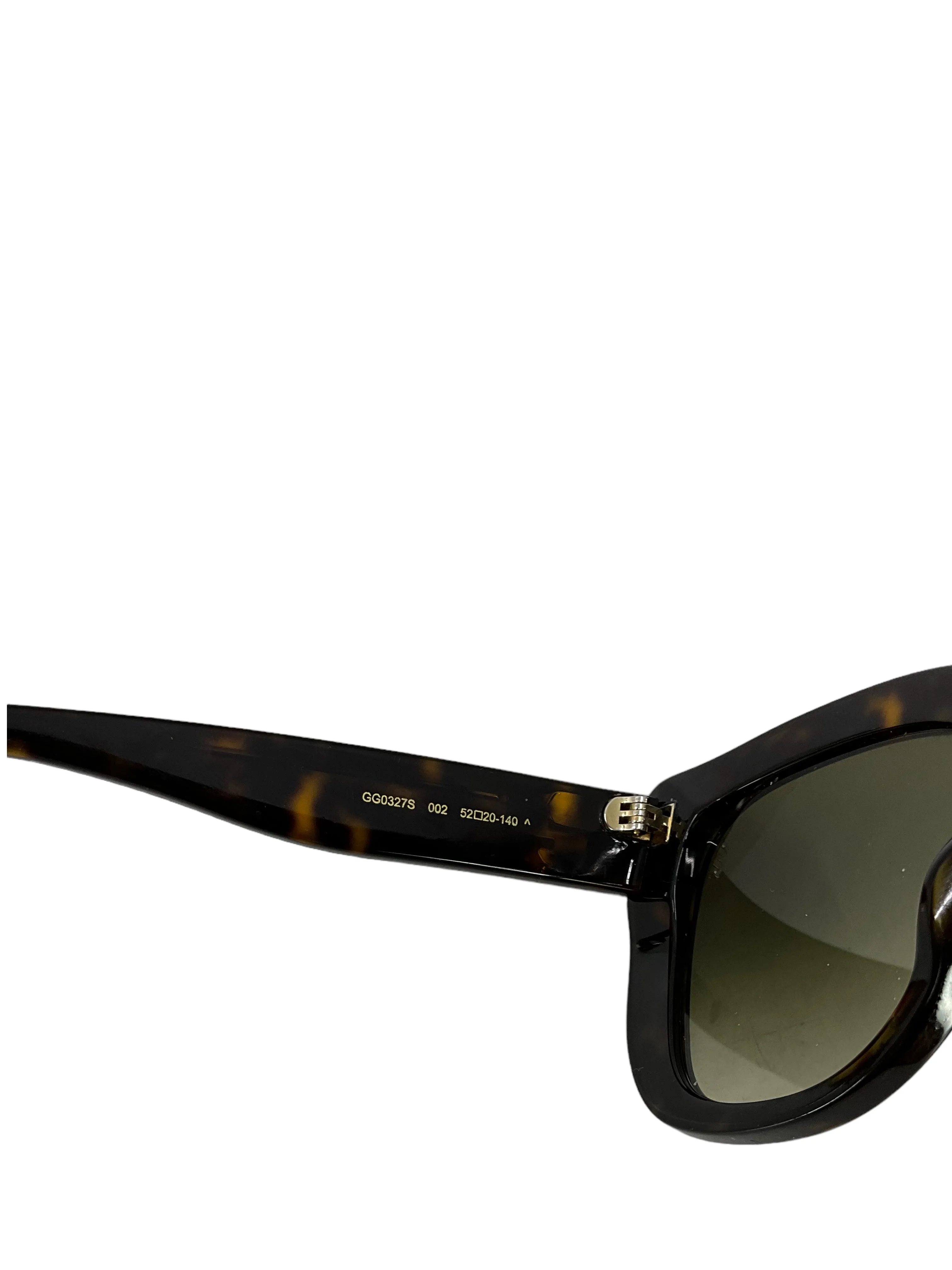 GUCCI GG0327S Tortoise Cat Eye Sunglasses