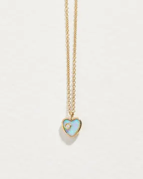 Inlay Heart Pendant