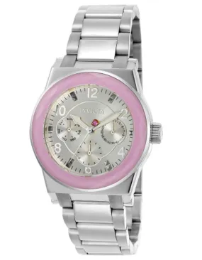 INVICTA Angel Womens Watch - Stainless Steel - Chronograph - Pink - Bracelet