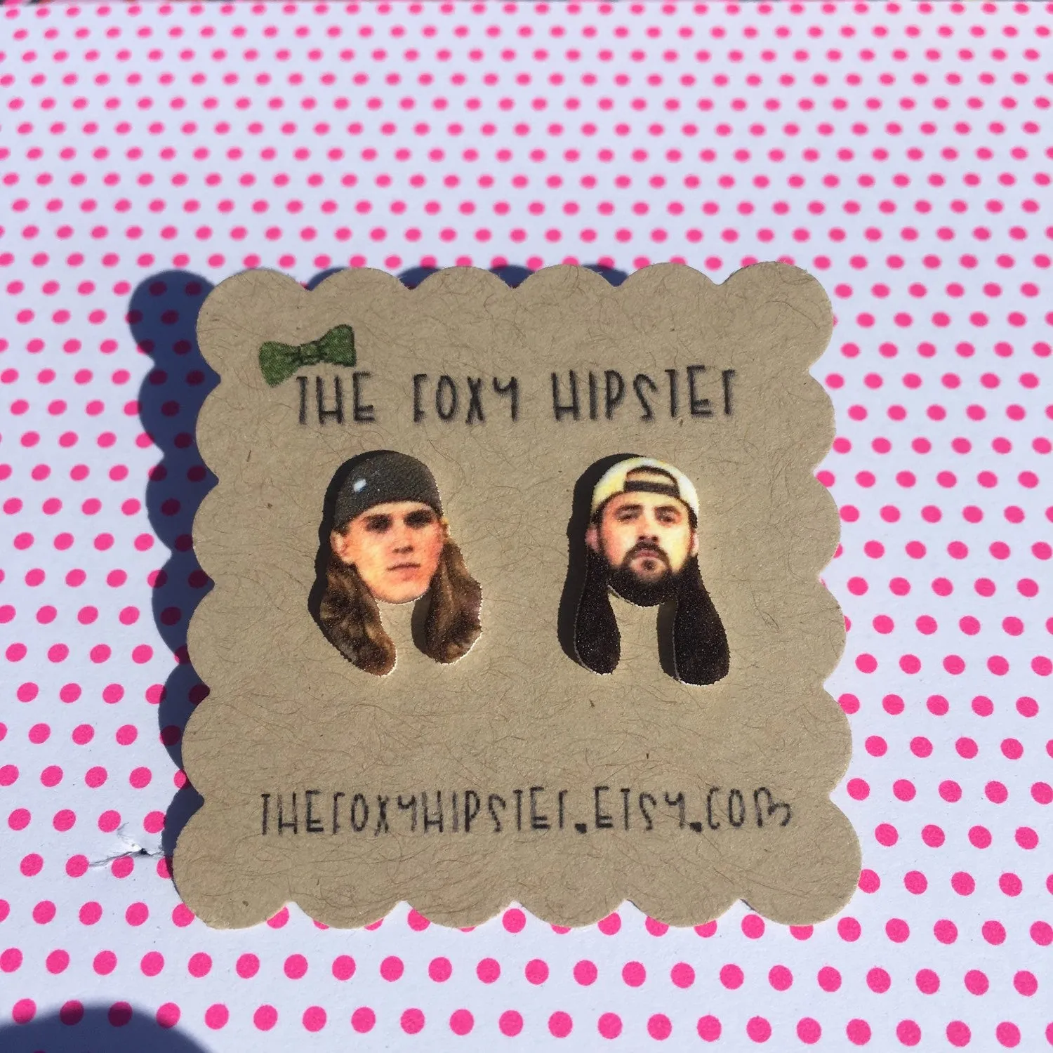 Jay and Silent Bob Stud Earrings