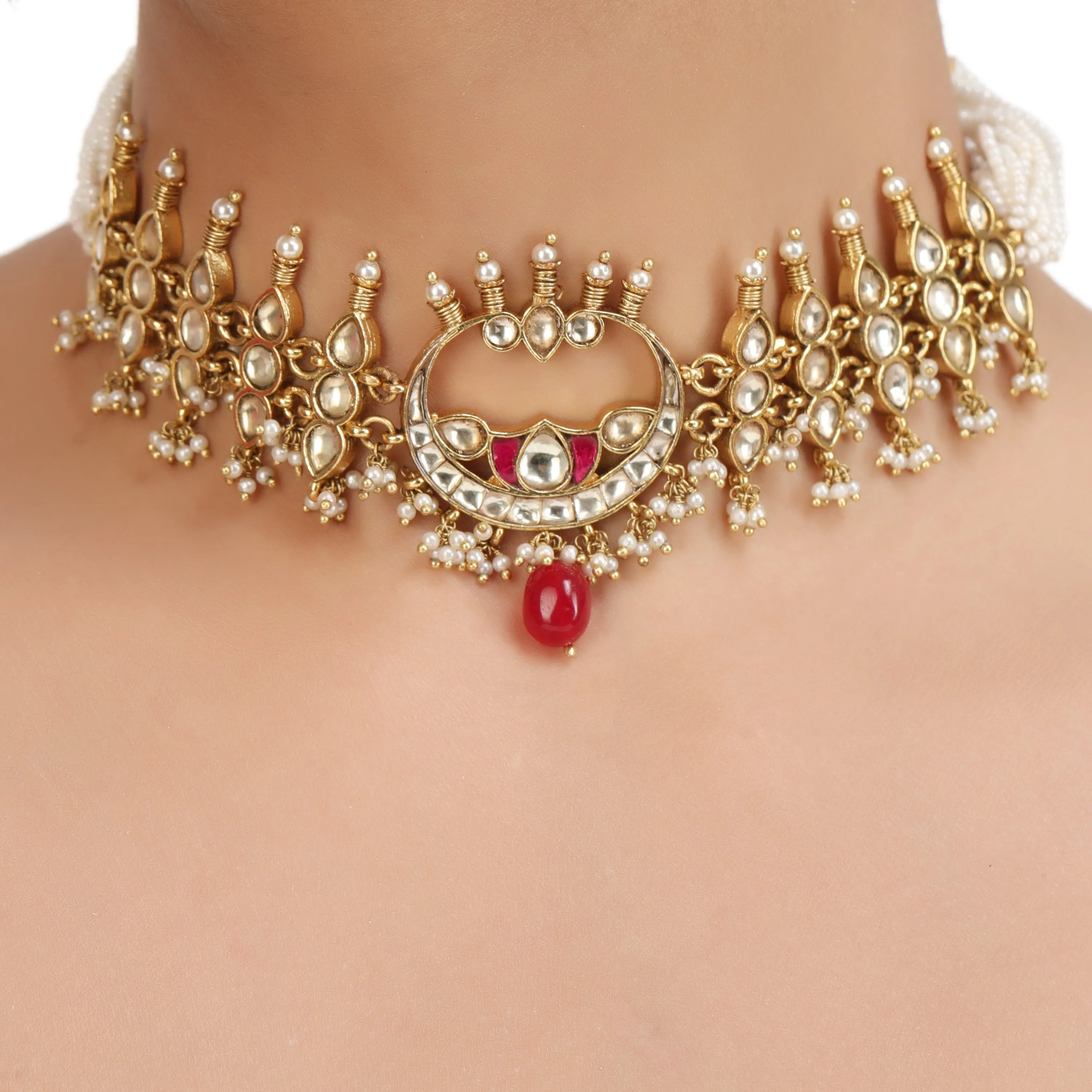 KANTHI KUNDAN RHEA CHOKER SET