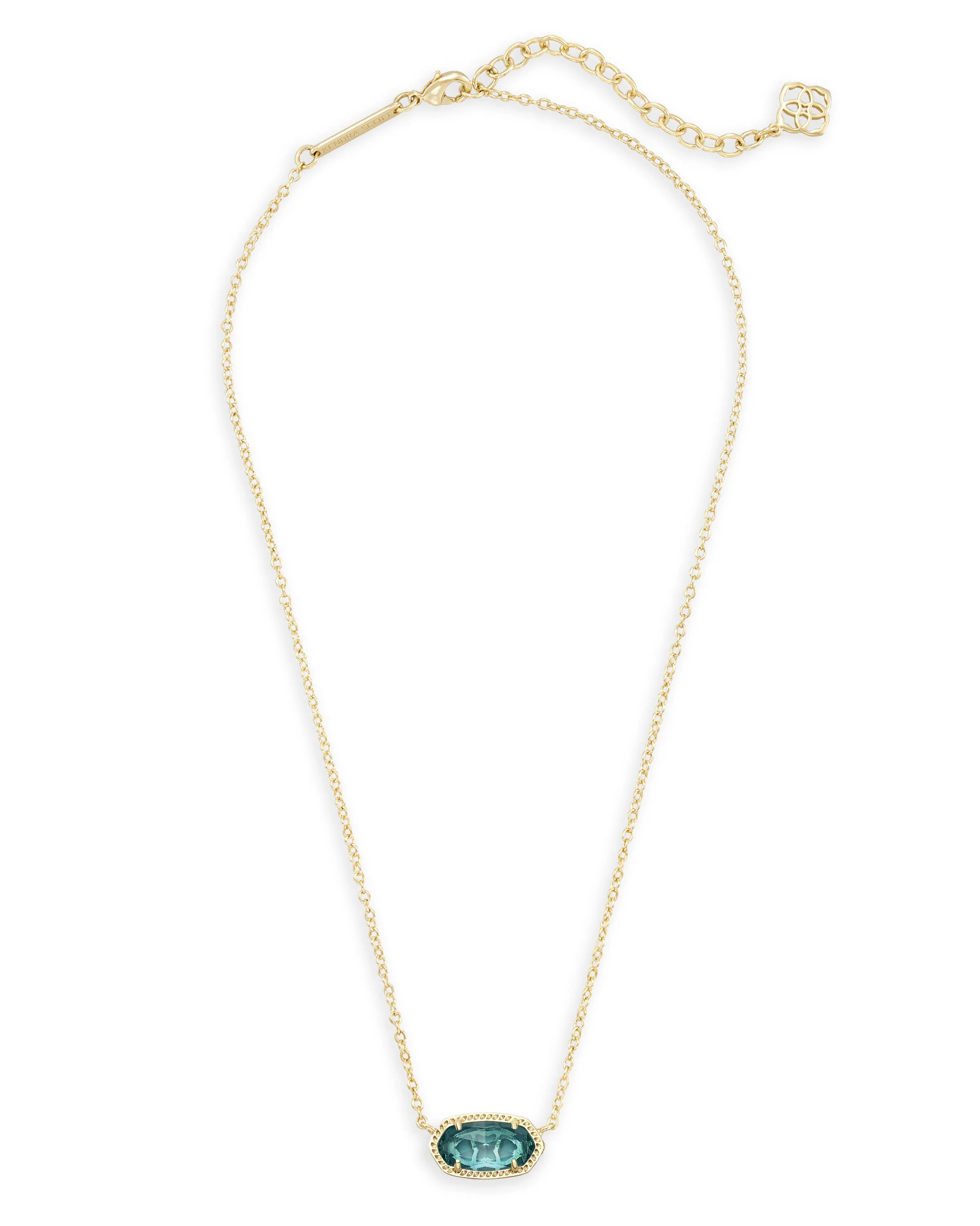 Kendra Scott Elisa Pendant Necklace in London Blue