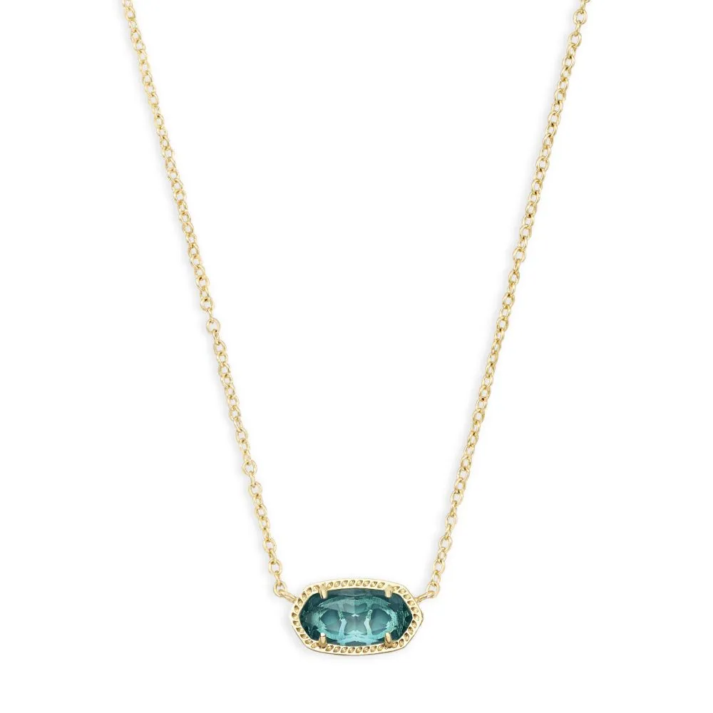 Kendra Scott Elisa Pendant Necklace in London Blue