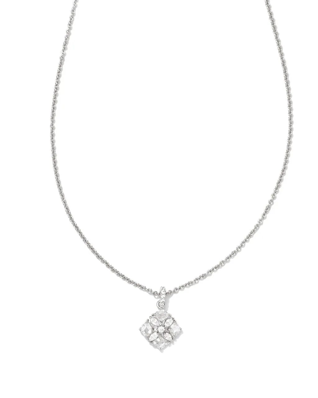 Kendra Scott Spring 2024 Dira Crystal Short Pendant Necklace