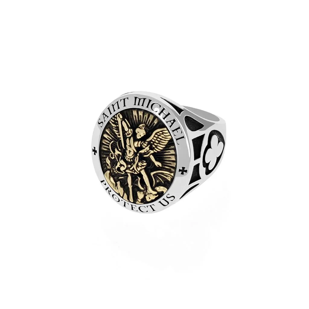 King Baby Saint Michael Ring