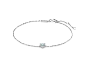 Lab-Grown Diamond ct. Mini Round Brilliant Bracelet | Blue