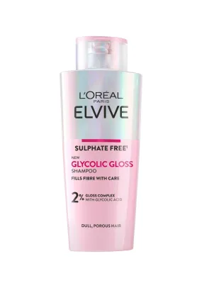 L’Oréal Paris Elvive Glycolic Gloss Sulphate Free Shampoo for Dull Hair 200ml