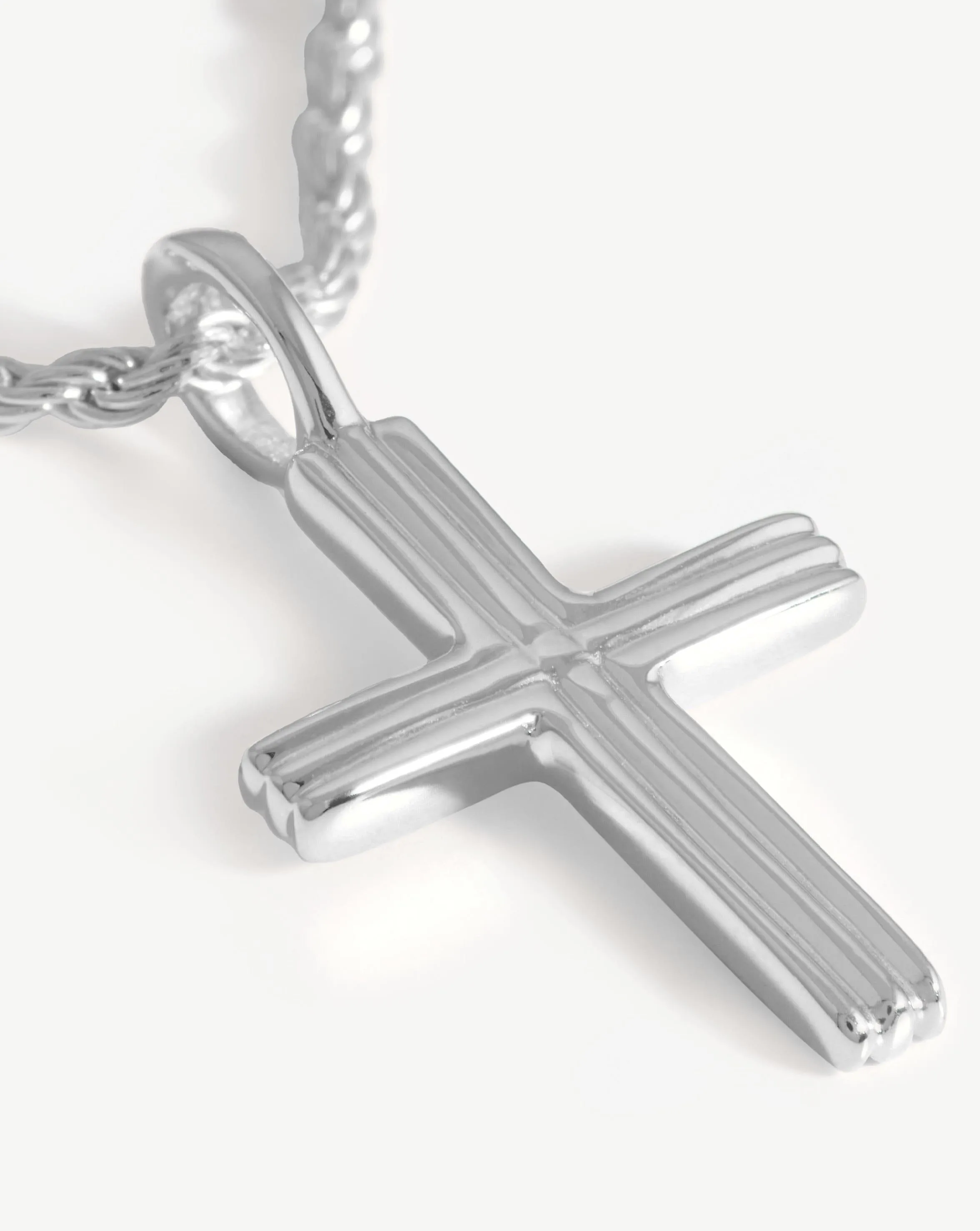 Lucy Williams Classic Cross Long Necklace