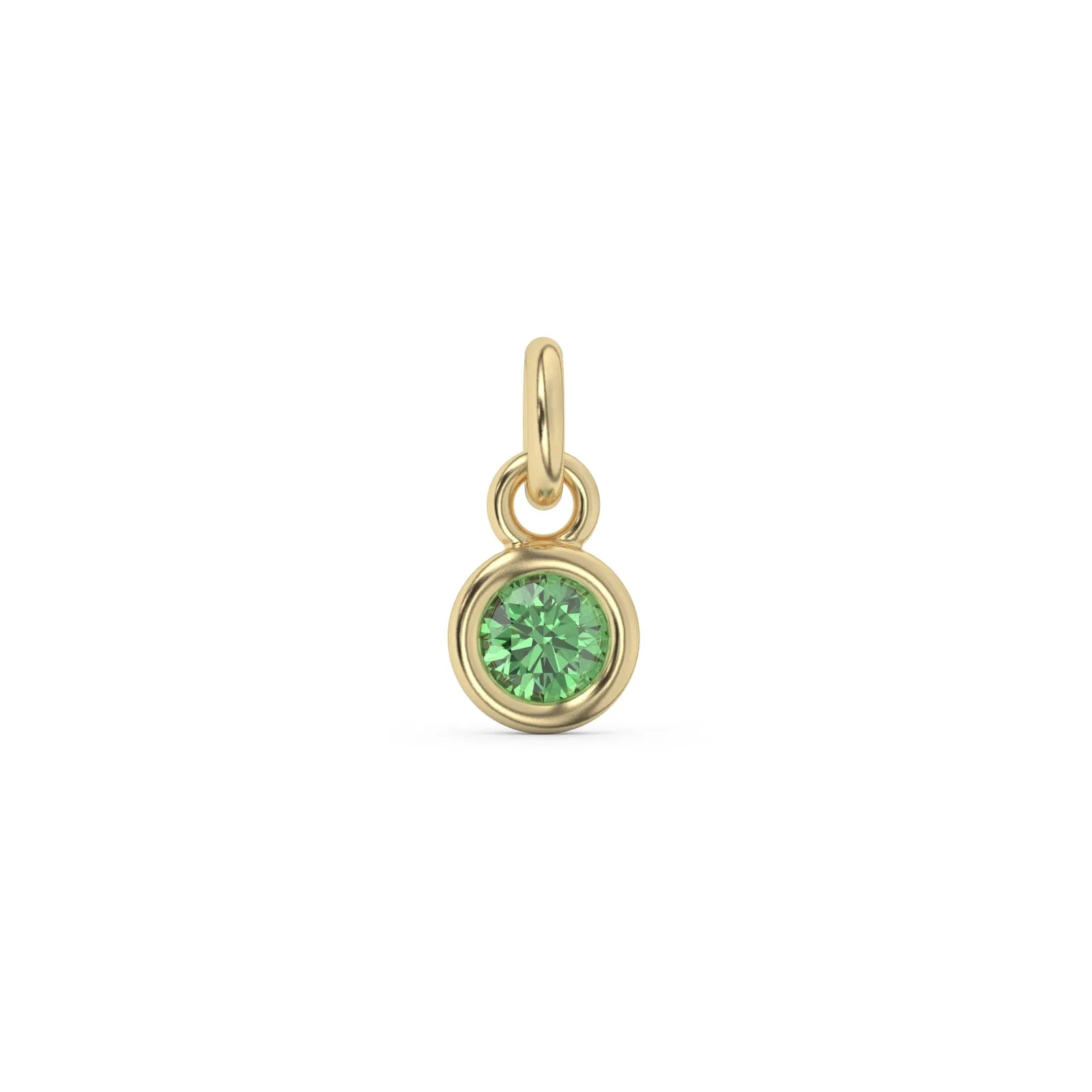 May Birthstone Charm | 10k Yellow Gold