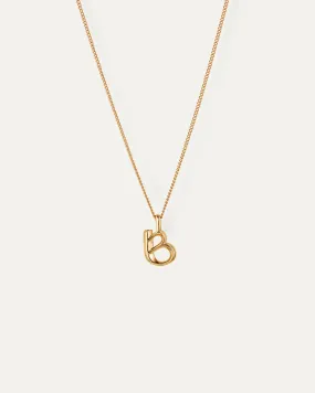 Monogram Necklace - B