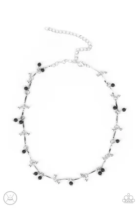 Paparazzi Sahara Social - Black Choker Necklace