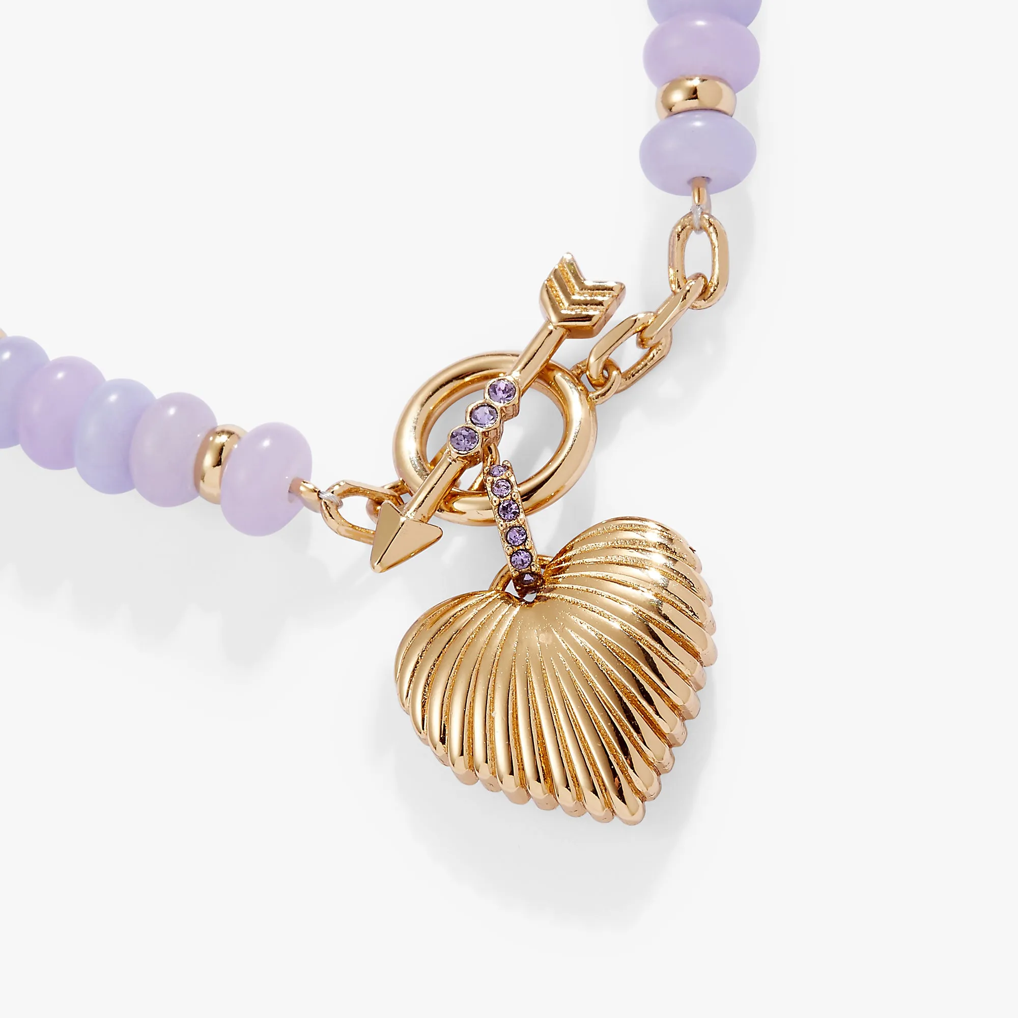 Puffy Heart Toggle Bracelet