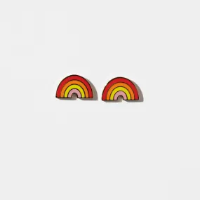 Rainbow Stud Earrings