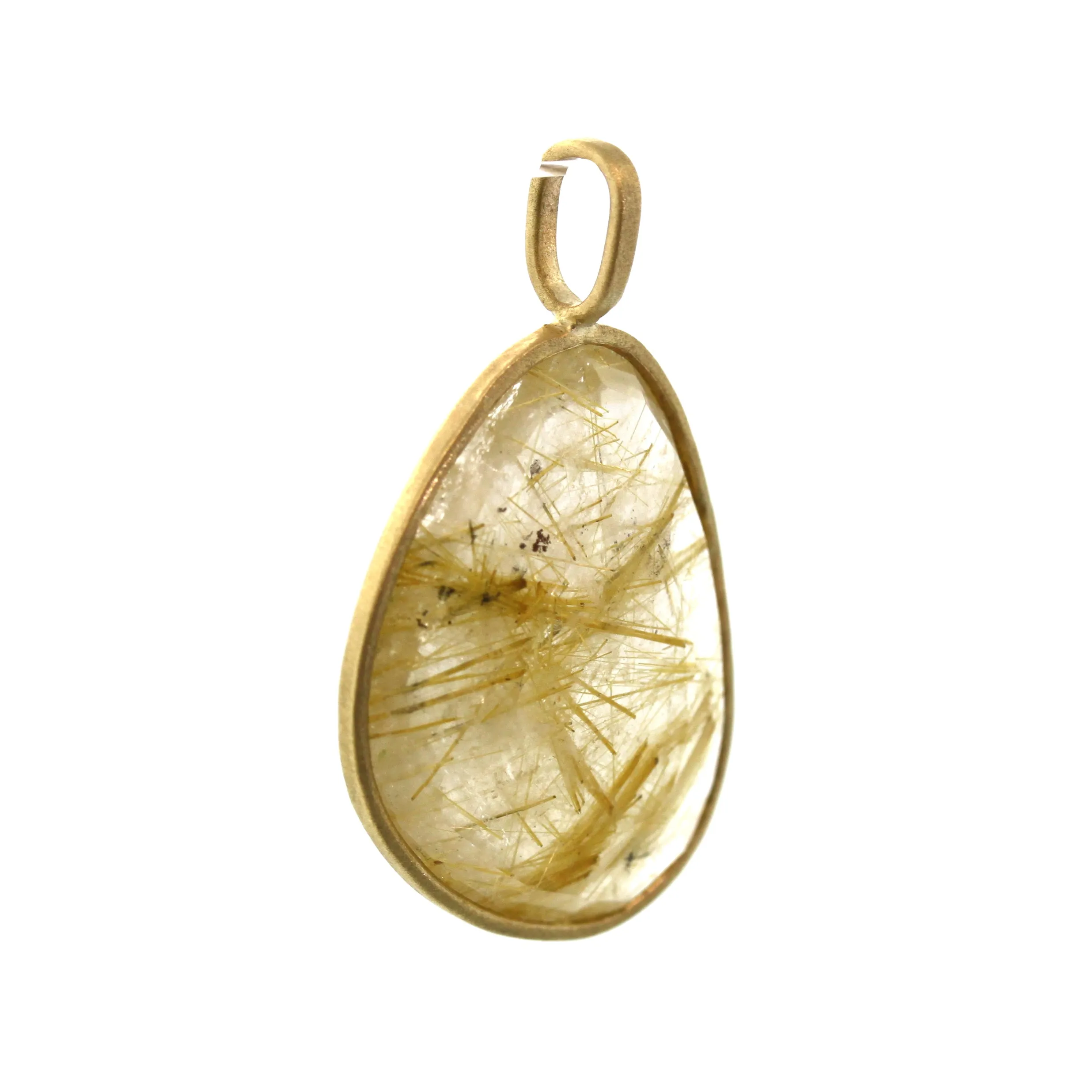 Rutilated Quartz Pendant