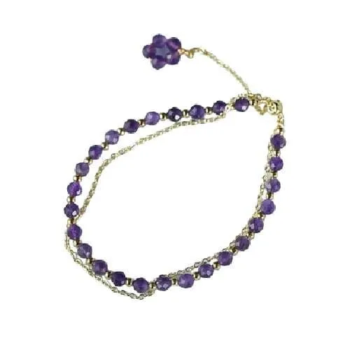 Simplicity Fairy Amethyst Crystal Bracelet