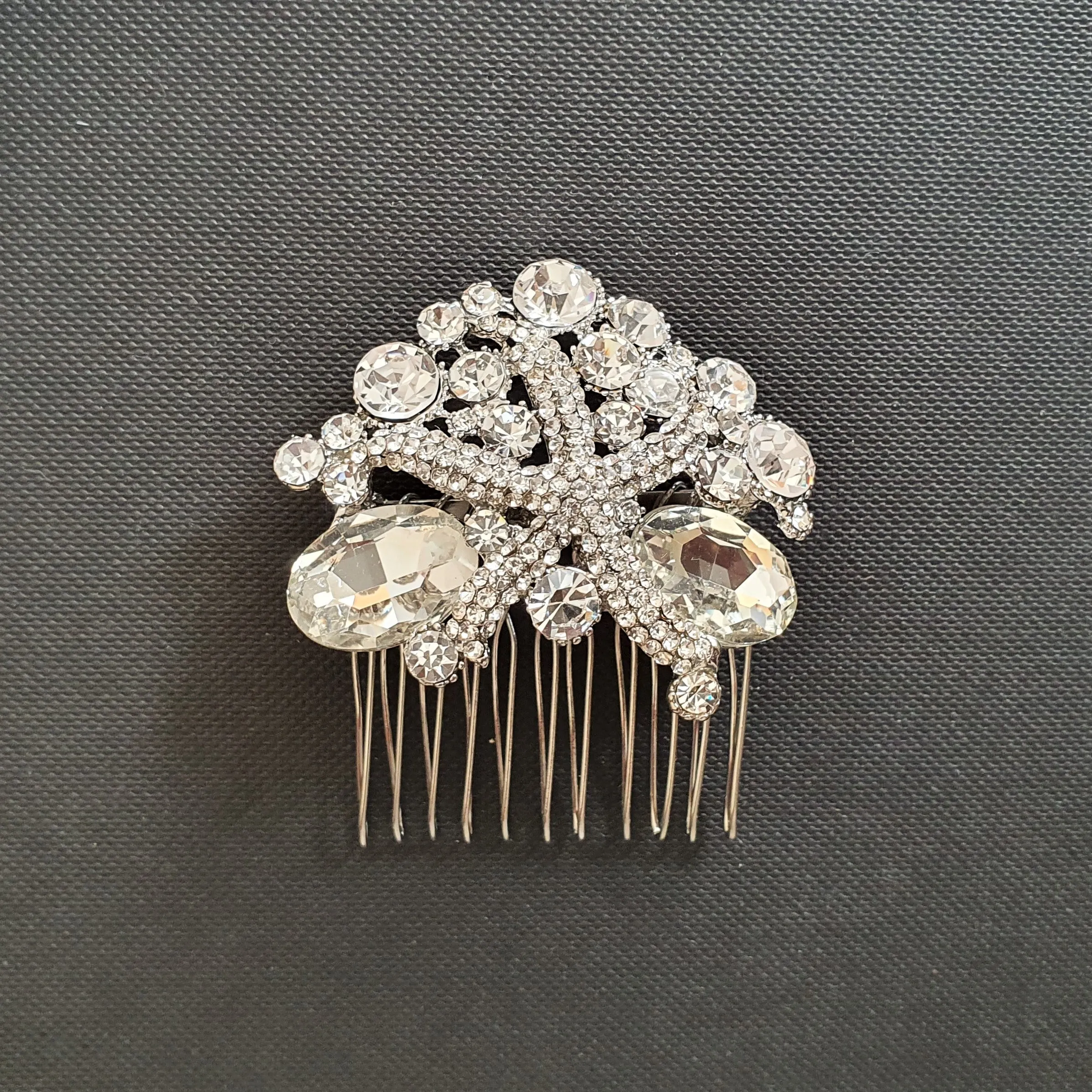 Starfish Hair Comb For Brides & Bridesmaids-Starfish