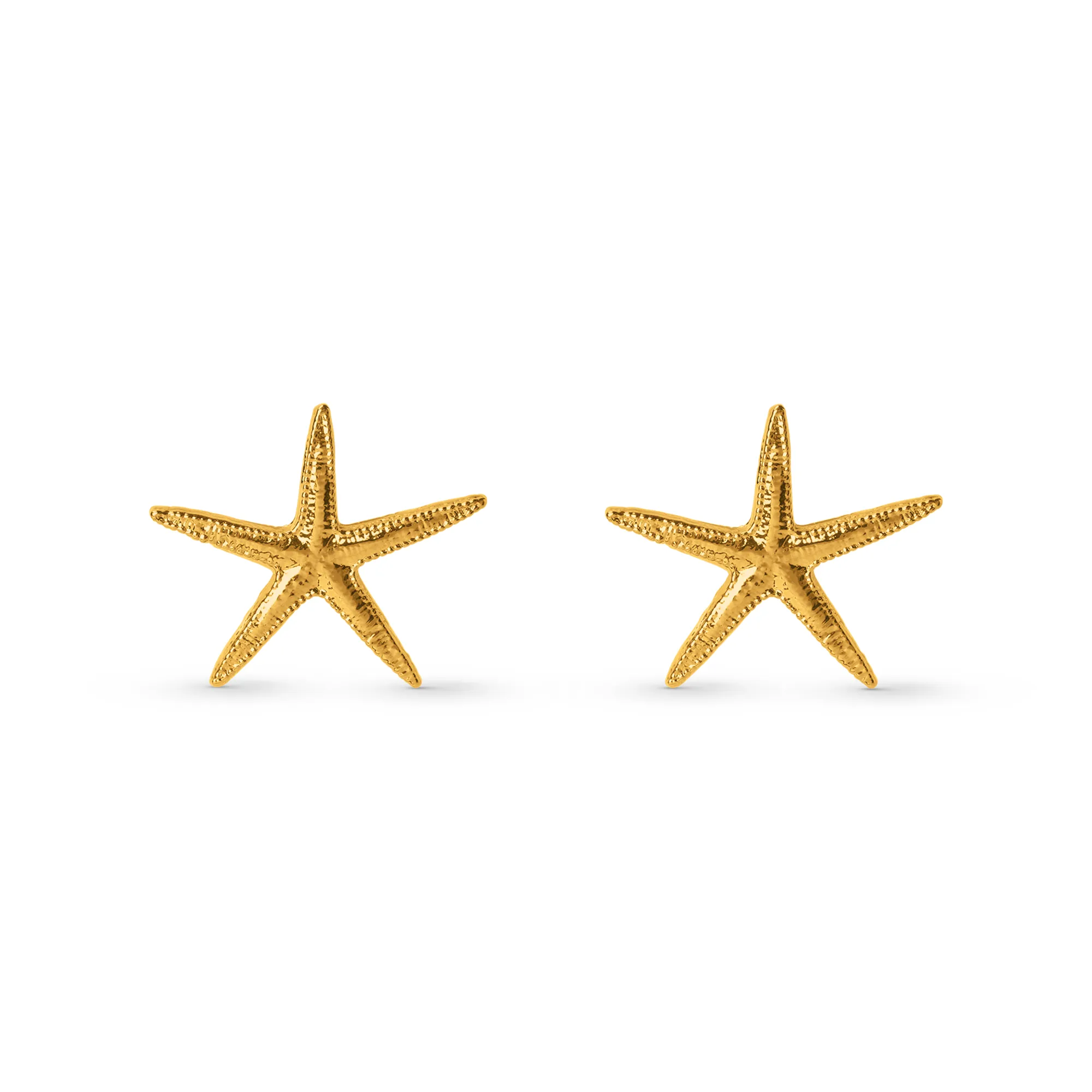 Starfish Stud Earrings - Gold