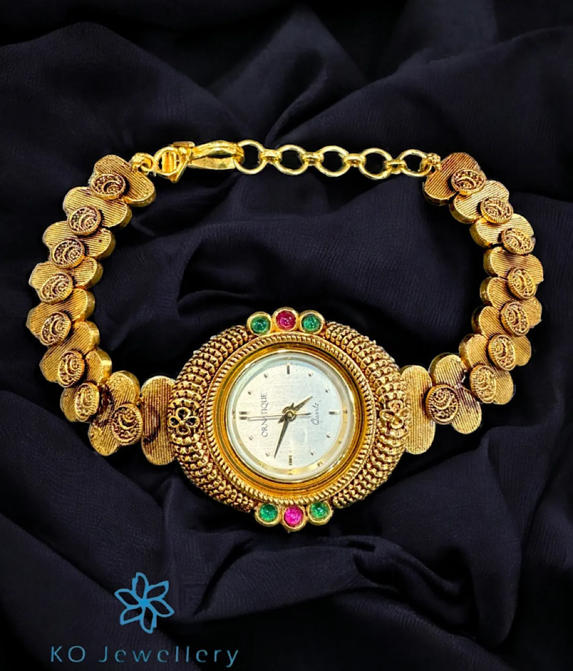 The Nivi Ornate Silver Watch