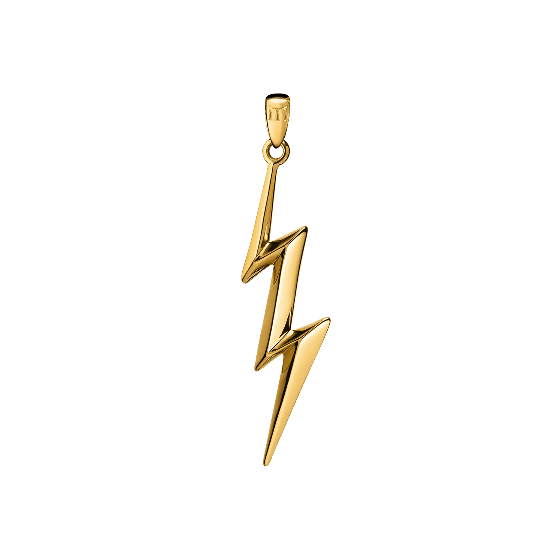 Thunderbolt Pendant - Gold