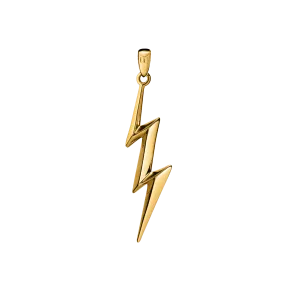 Thunderbolt Pendant - Gold