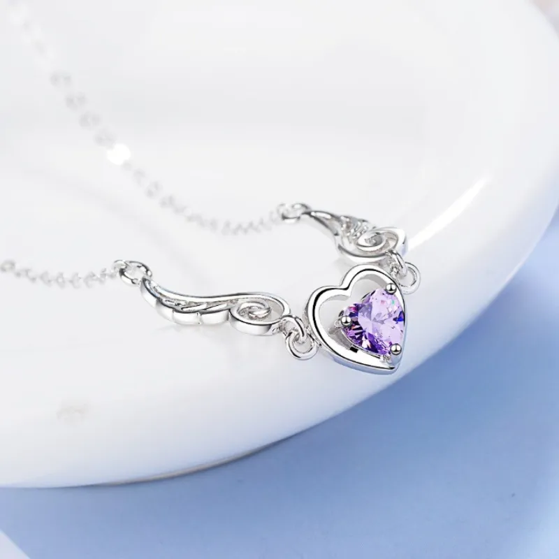 Zircon Pendant Chain Necklace For Women