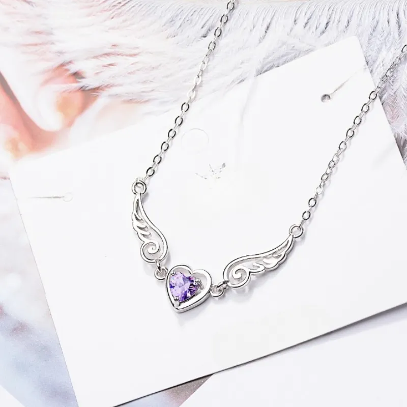 Zircon Pendant Chain Necklace For Women