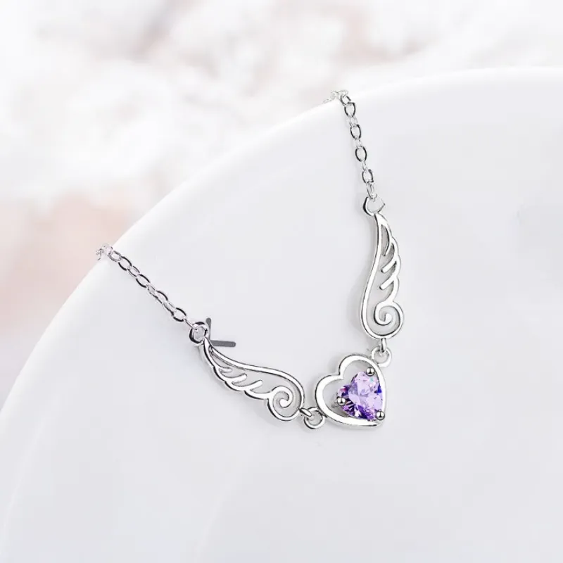 Zircon Pendant Chain Necklace For Women