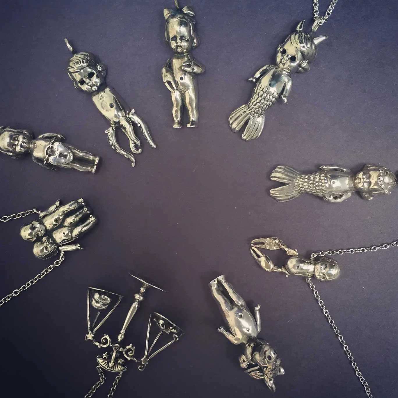 Zodiac Doll Leo Necklace- Ready to Ship